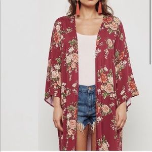 F21 Floral Kimono